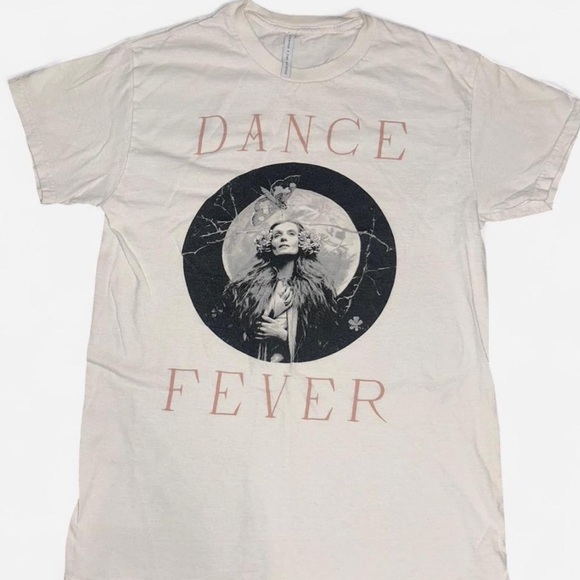 Tops - Dance Fever Graphic T-Shirt - Cream